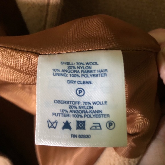 Stunning Lands’ End camel angora wool cape L-XL - Picture 5 of 6